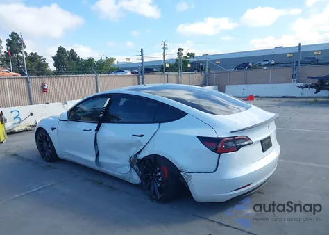 2023 Tesla Model 3 Performance Dual Motor All-Wheel Drive from USA, damaged, VIN 5YJ3E1EC1PF608354